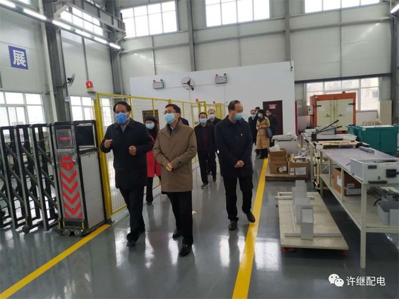 李海峰副市長到豫盛昌電氣調研疫情防控復工復產工作